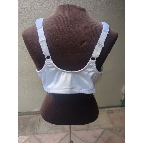 JMS Just My Size Bra Model 1105 Size 44DDD White Wire Free Gel Comfort Straps - Picture 5 of 10